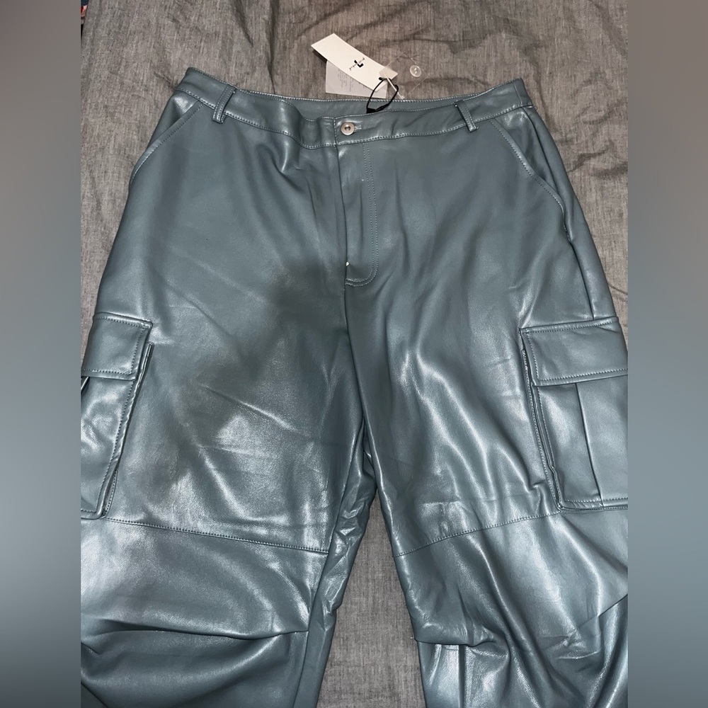 7 For All Mankind Leather Pants